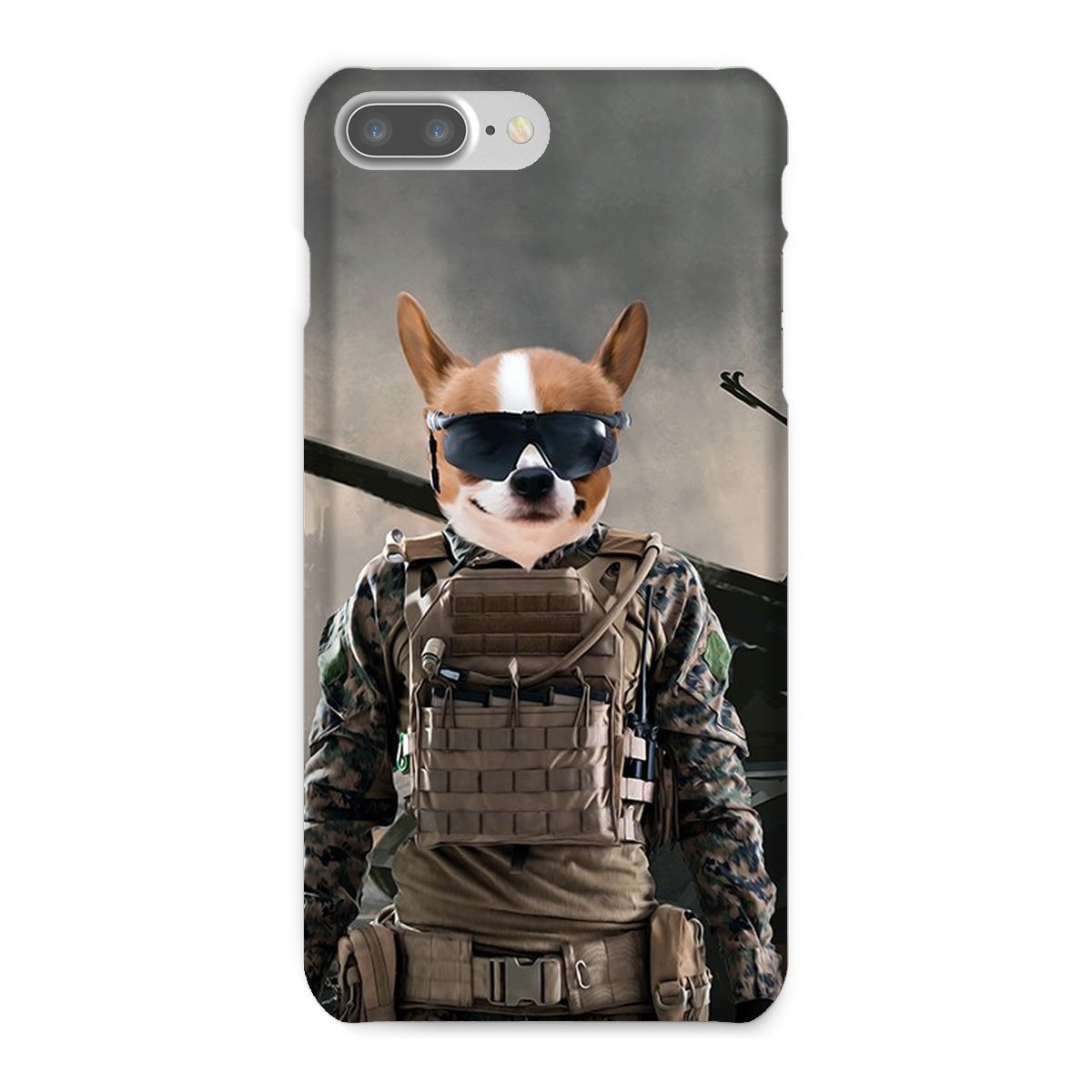 Pet Portraits | The Soldier: Custom Pet Phone Case | Paw & Glory
