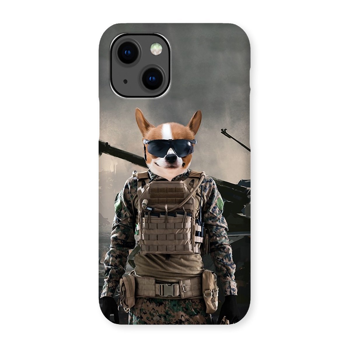 Pet Portraits | The Soldier: Custom Pet Phone Case | Paw & Glory