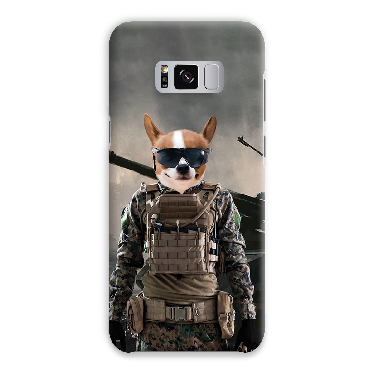 Pet Portraits | The Soldier: Custom Pet Phone Case | Paw & Glory