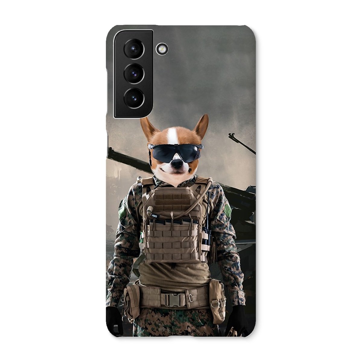 Pet Portraits | The Soldier: Custom Pet Phone Case | Paw & Glory