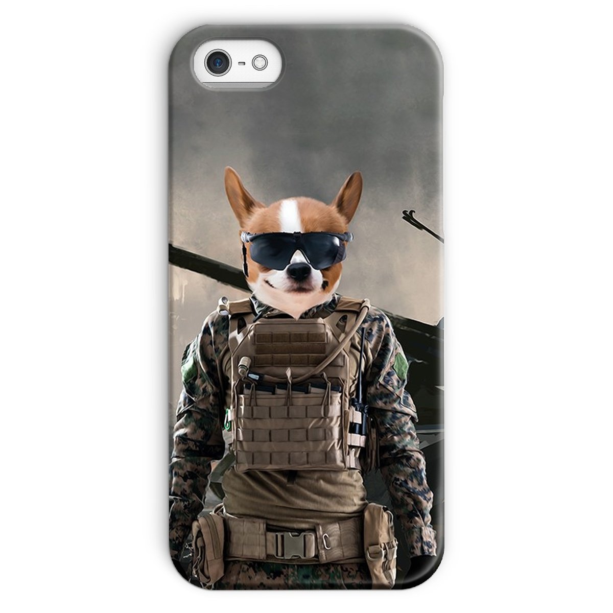 Pet Portraits | The Soldier: Custom Pet Phone Case | Paw & Glory