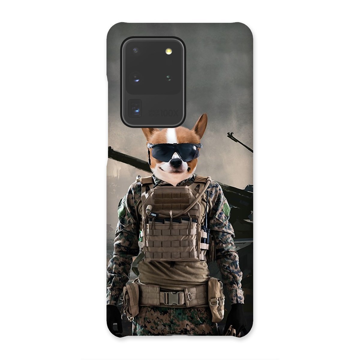 Pet Portraits | The Soldier: Custom Pet Phone Case | Paw & Glory