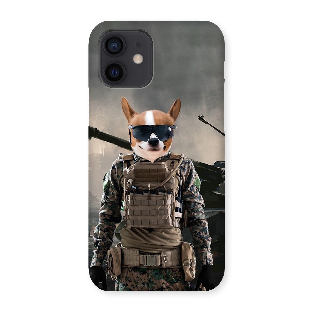 Pet Portraits | The Soldier: Custom Pet Phone Case | Paw & Glory