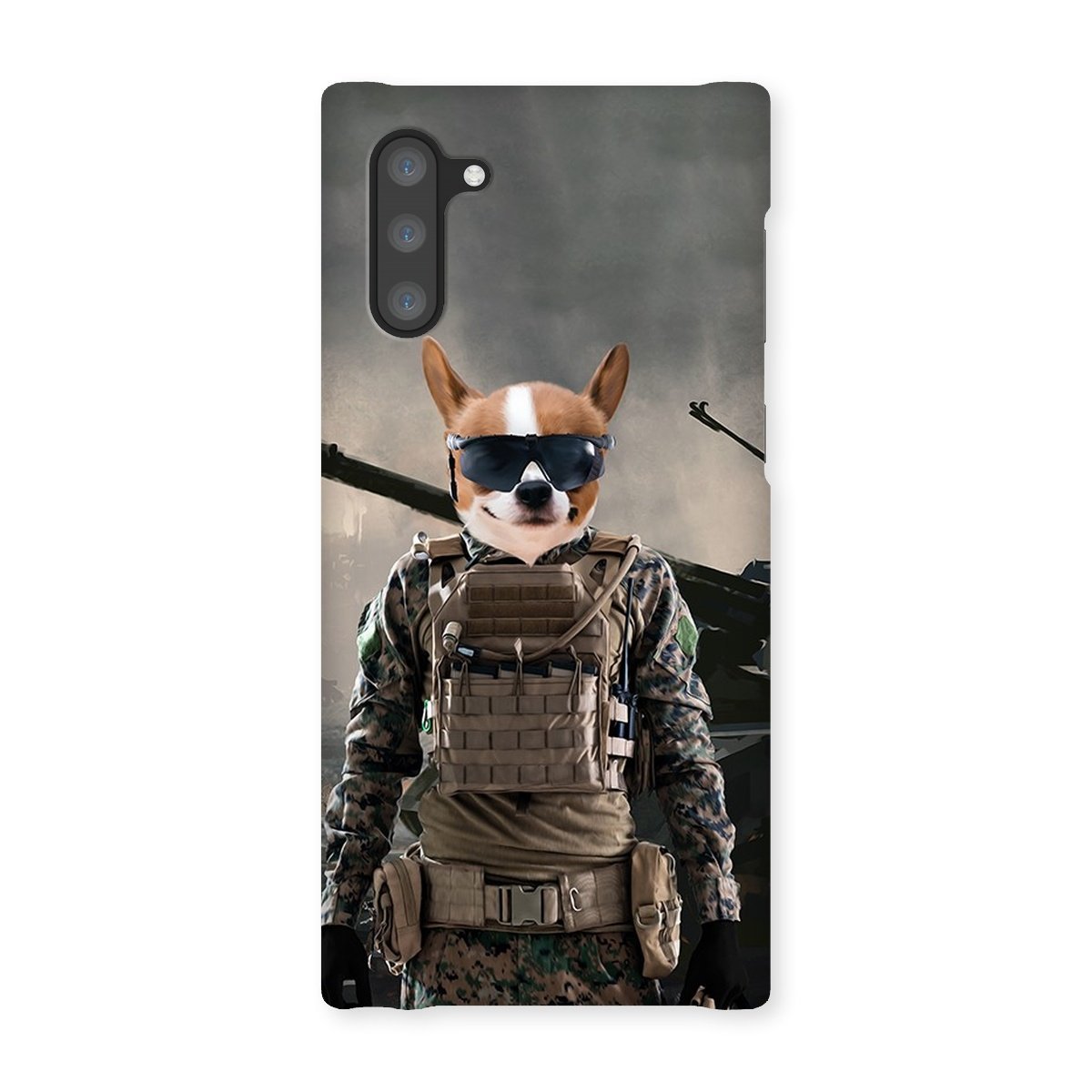 Pet Portraits | The Soldier: Custom Pet Phone Case | Paw & Glory