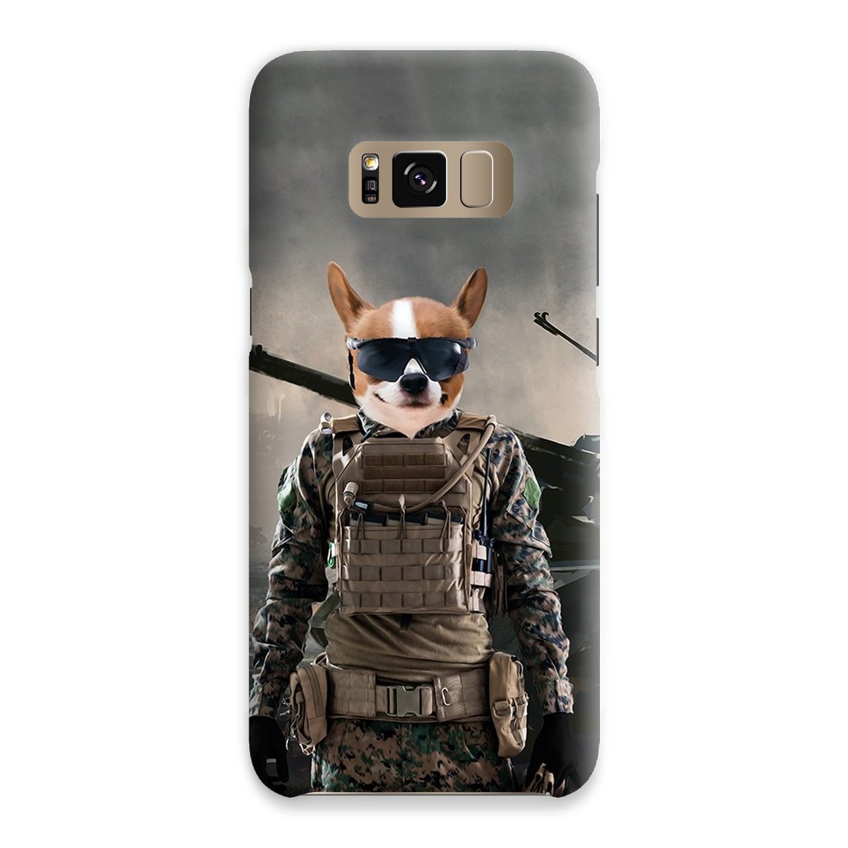 Pet Portraits | The Soldier: Custom Pet Phone Case | Paw & Glory