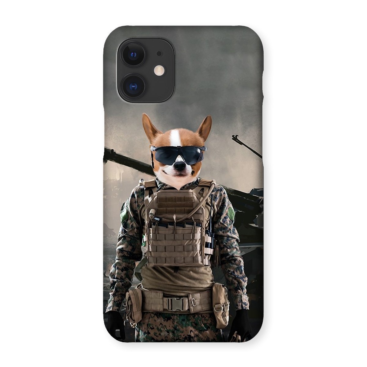 Pet Portraits | The Soldier: Custom Pet Phone Case | Paw & Glory