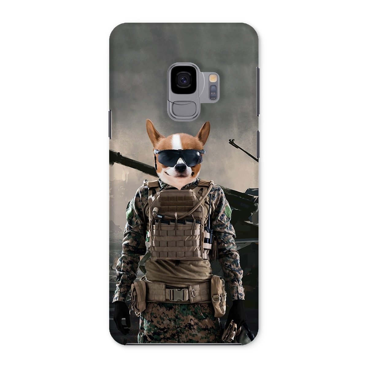 Pet Portraits | The Soldier: Custom Pet Phone Case | Paw & Glory