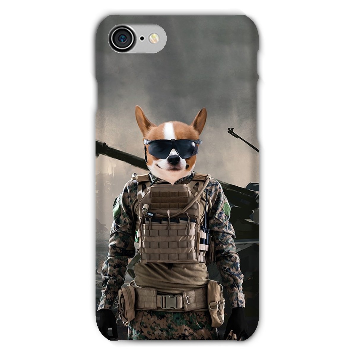 Pet Portraits | The Soldier: Custom Pet Phone Case | Paw & Glory