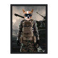 The Soldier: Custom Pet Portrait