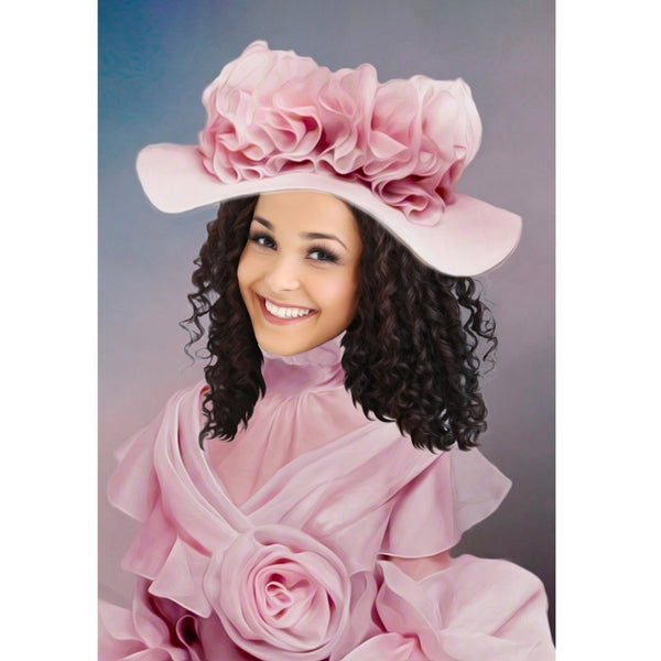 The Southern Bell: Custom Digital Download Hooman Portrait | royal pet portrait | Paw & Glory