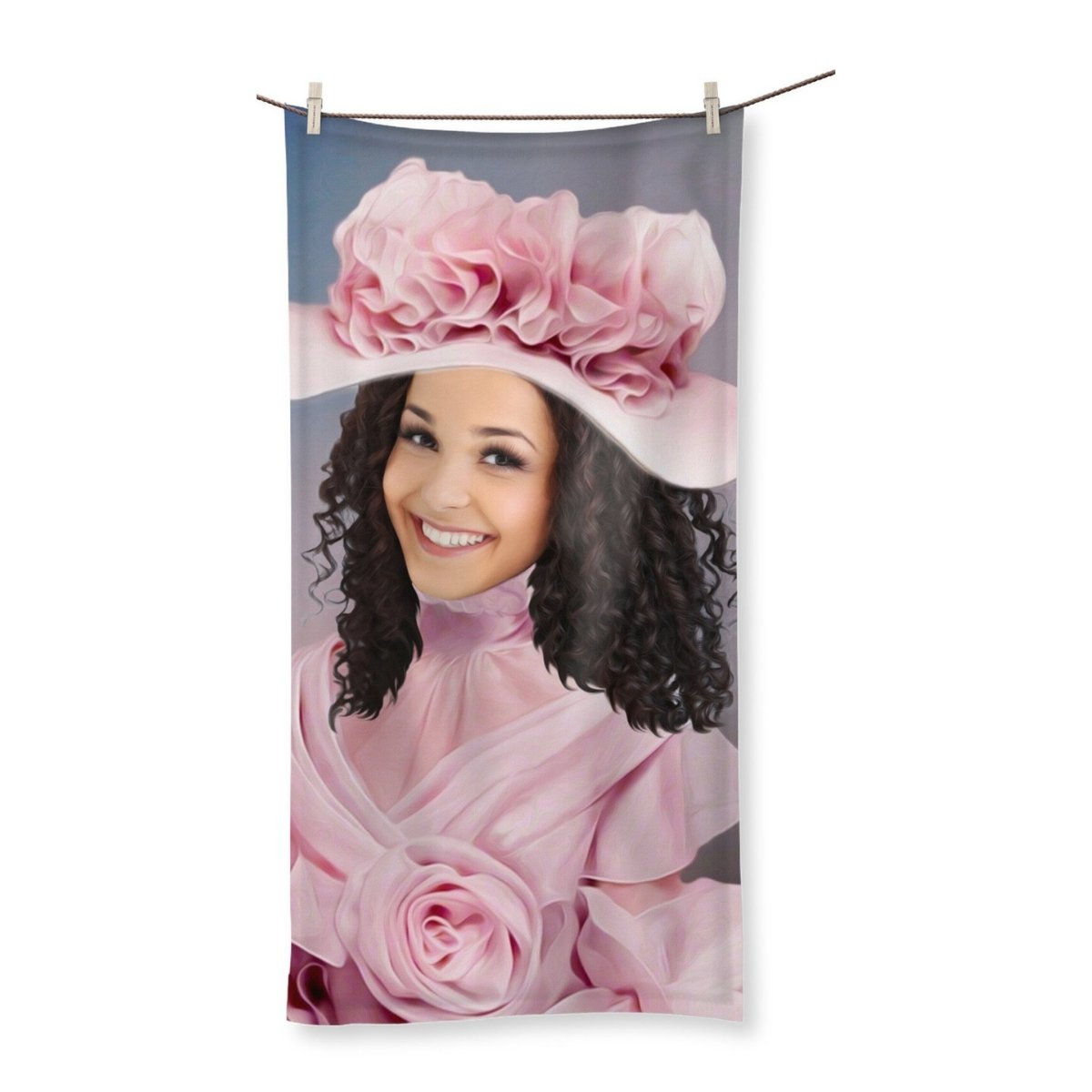 Pet Portraits | The Southern Bell: Custom Hooman Towel | Paw & Glory