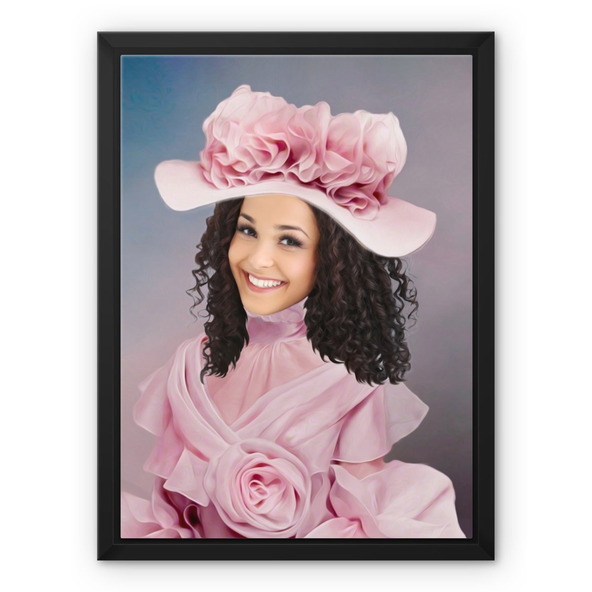 Pet Portraits | The Southern Belle: Custom Female Canvas | Paw & Glory