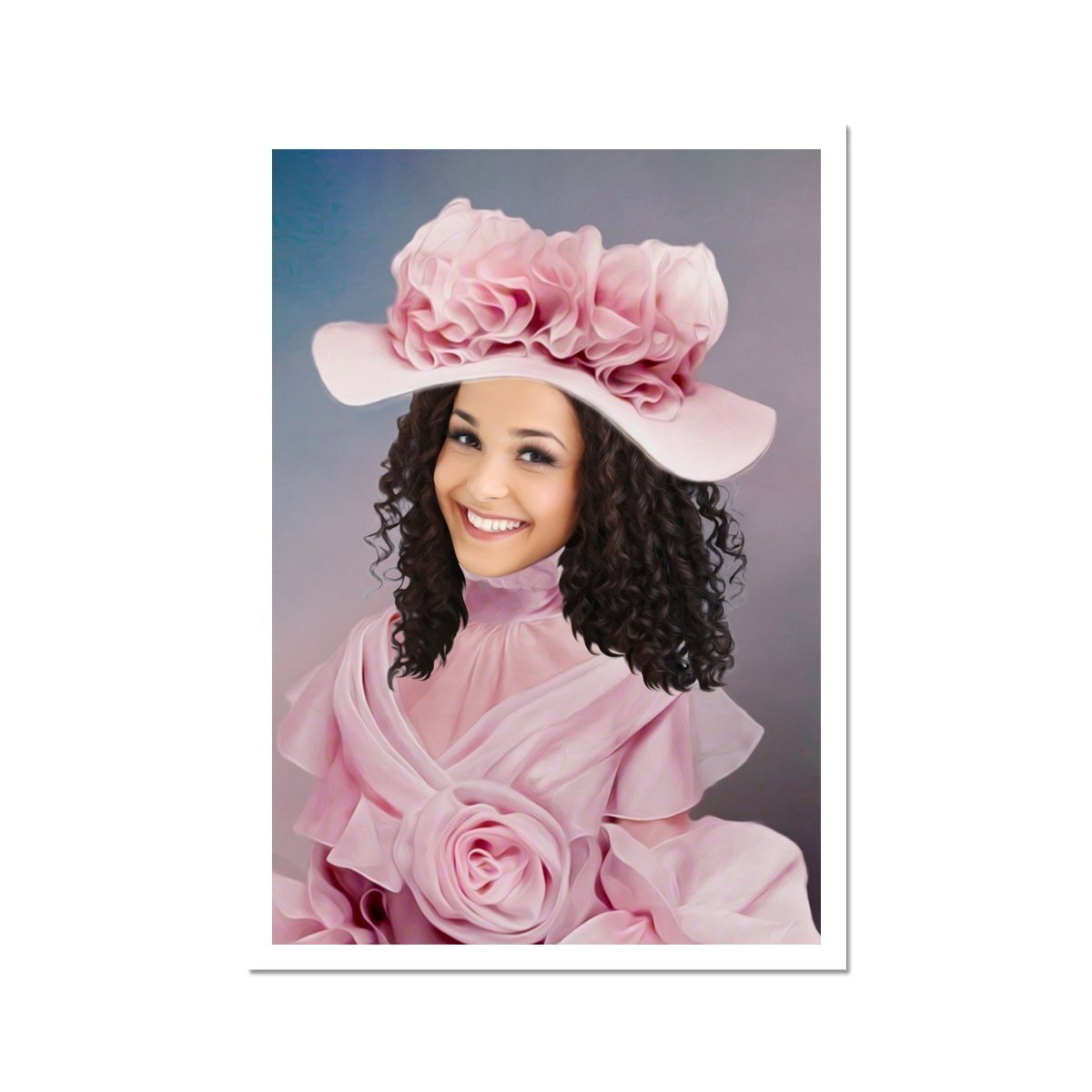 Pet Portraits | The Southern Belle: Custom Female Poster | Paw & Glory