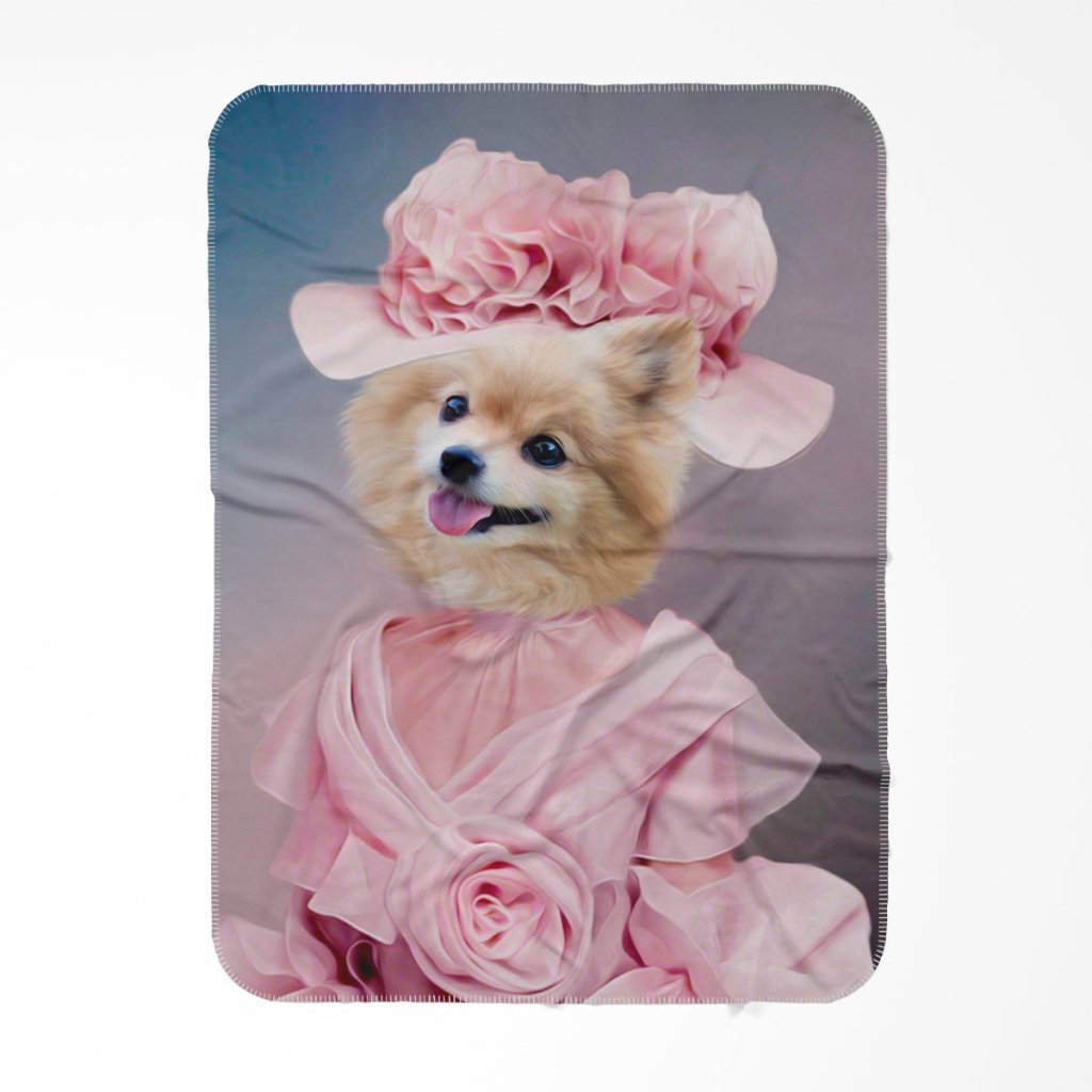 Pet Portraits | The Southern Belle: Custom Pet Blanket | Paw & Glory