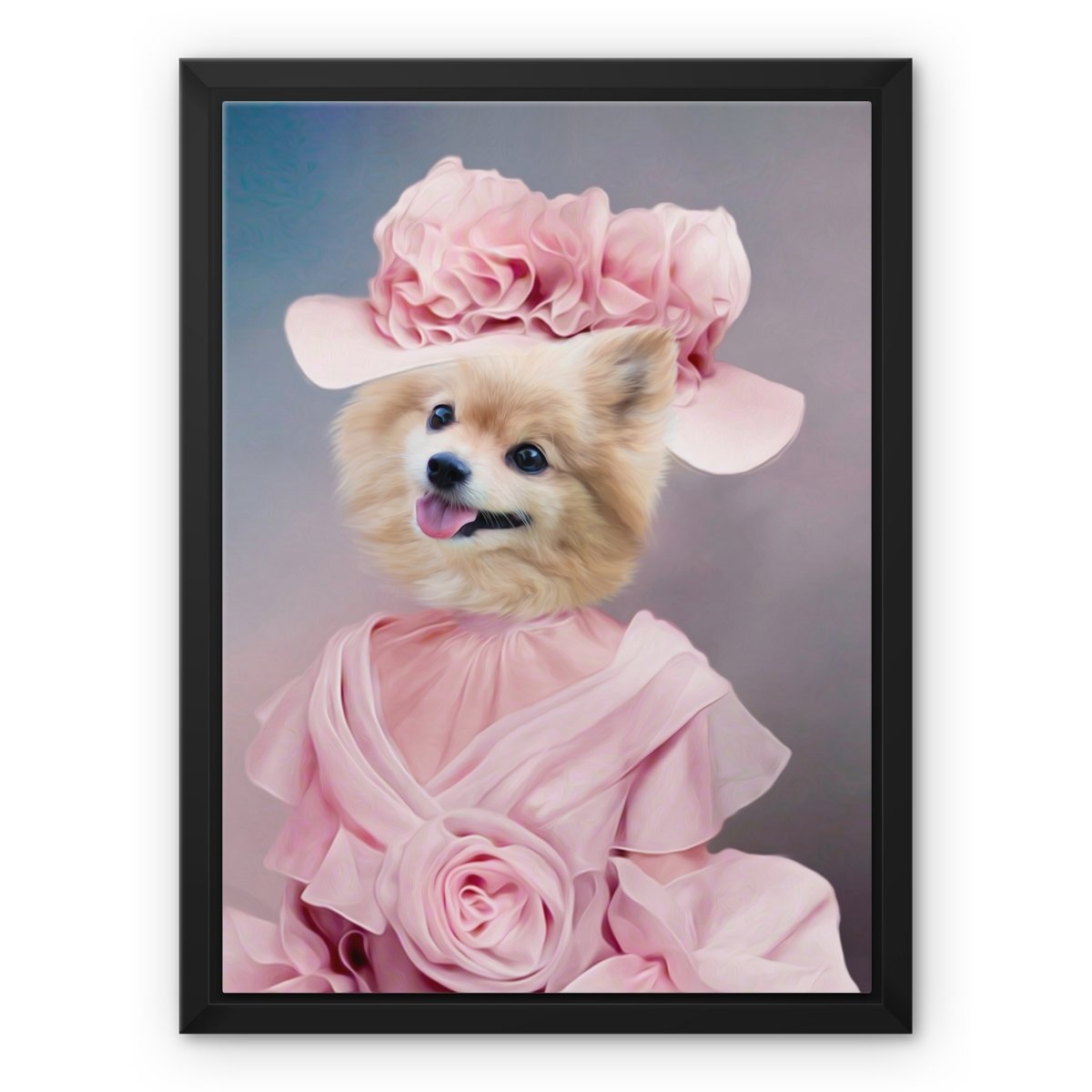 The Southern Belle: Custom Pet Canvas - Paw & Glory - Dog Portraits - Pet Portraits