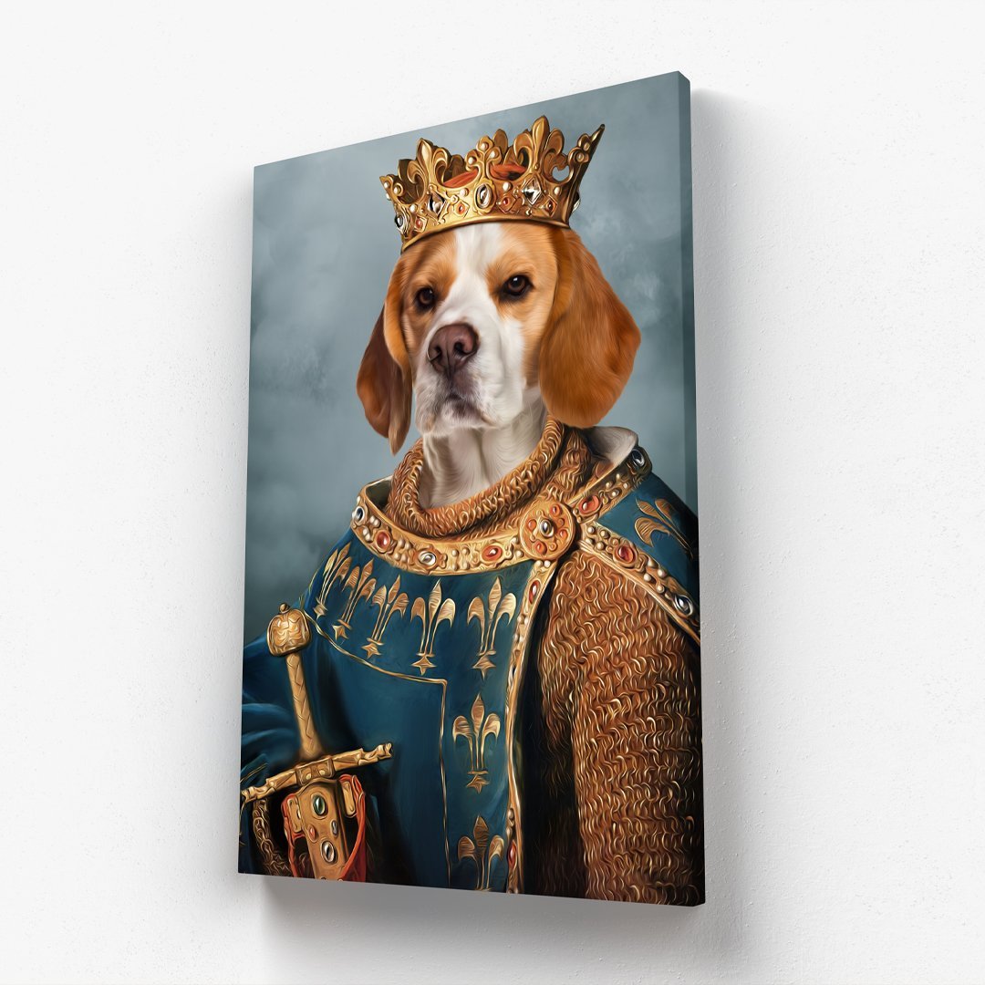Pet Portraits | The Sovereign: Custom Pet Canvas | Paw & Glory