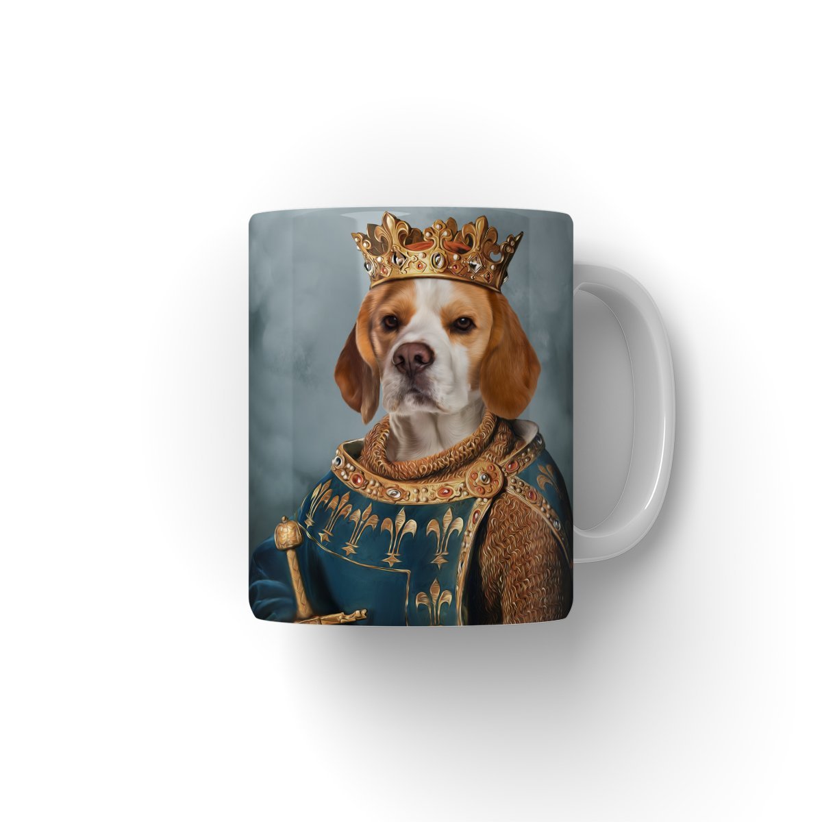 Pet Portraits | The Sovereign: Custom Pet Coffee Mug | Paw & Glory