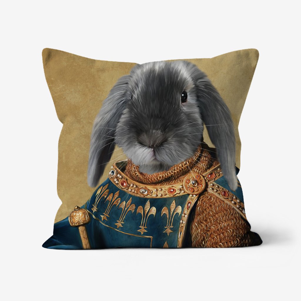 Pet Portraits | The Sovereign: Custom Pet Pillow | Paw & Glory
