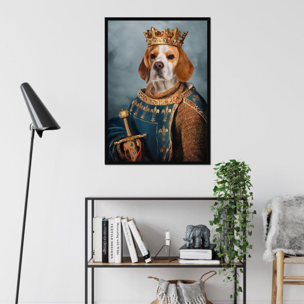Pet Portraits | The Sovereign: Custom Pet Portrait | Paw & Glory
