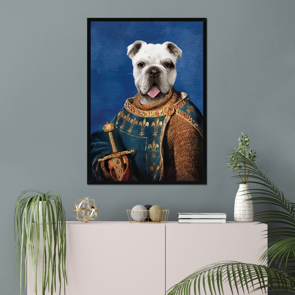 The Sovereign: Custom Pet Portrait - Paw & Glory - Dog Portraits - Pet Portraits