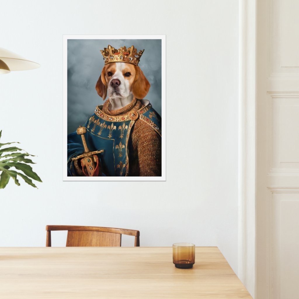 Pet Portraits | The Sovereign: Custom Pet Poster | Paw & Glory