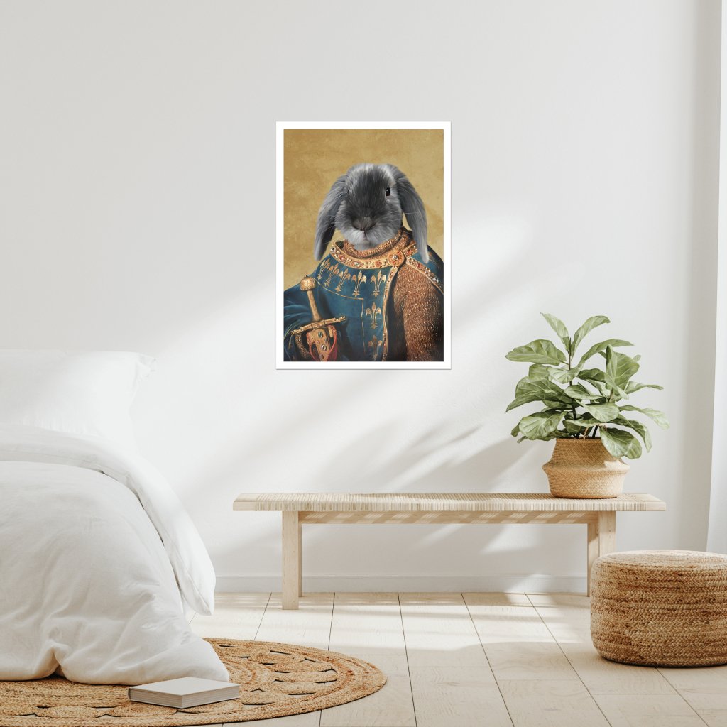 Pet Portraits | The Sovereign: Custom Pet Poster | Paw & Glory