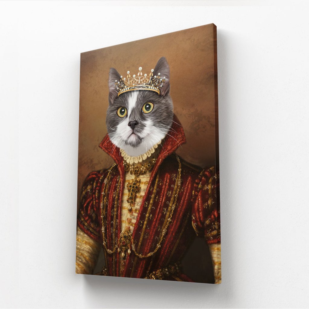 Pet Portraits | The Spanish Princess: Animal Art Canvas | Paw & Glory
