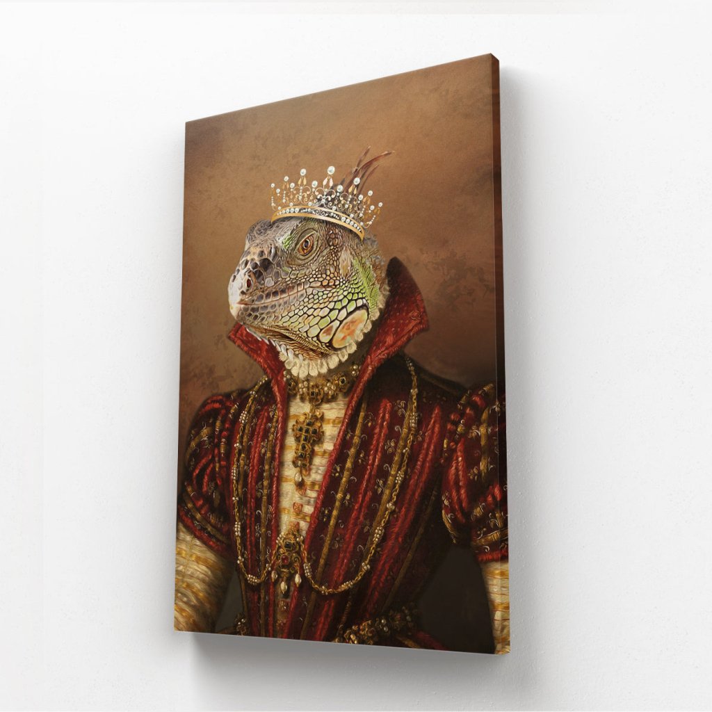 Pet Portraits | The Spanish Princess: Animal Art Canvas | Paw & Glory