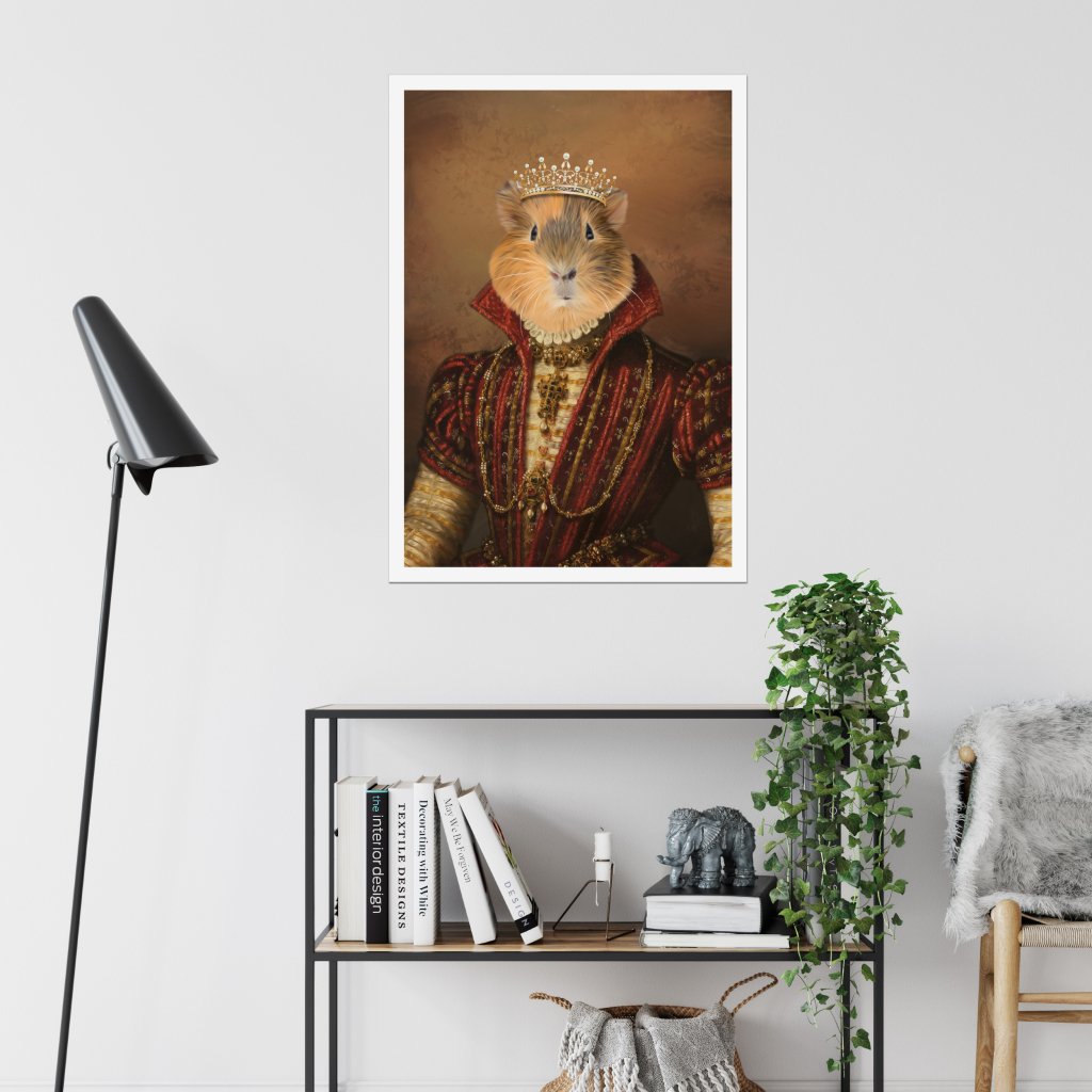 Pet Portraits | The Spanish Princess: Animal Art Poster | Paw & Glory