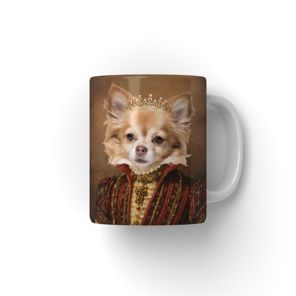 The Spanish Princess: Custom Pet Coffee Mug | royal pet portrait | Paw & Glory