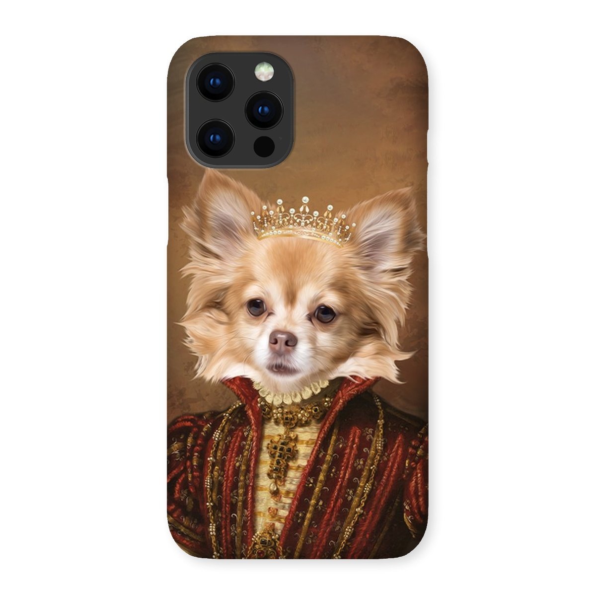 Pet Portraits | The Spanish Princess: Custom Pet Phone Case | Paw & Glory