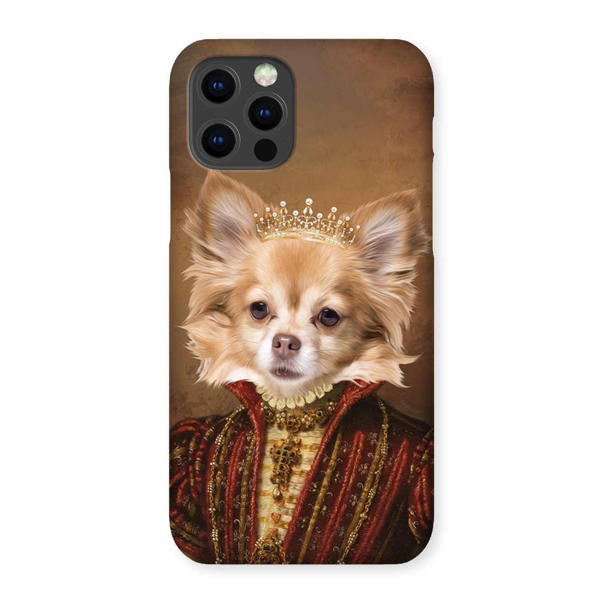 Pet Portraits | The Spanish Princess: Custom Pet Phone Case | Paw & Glory