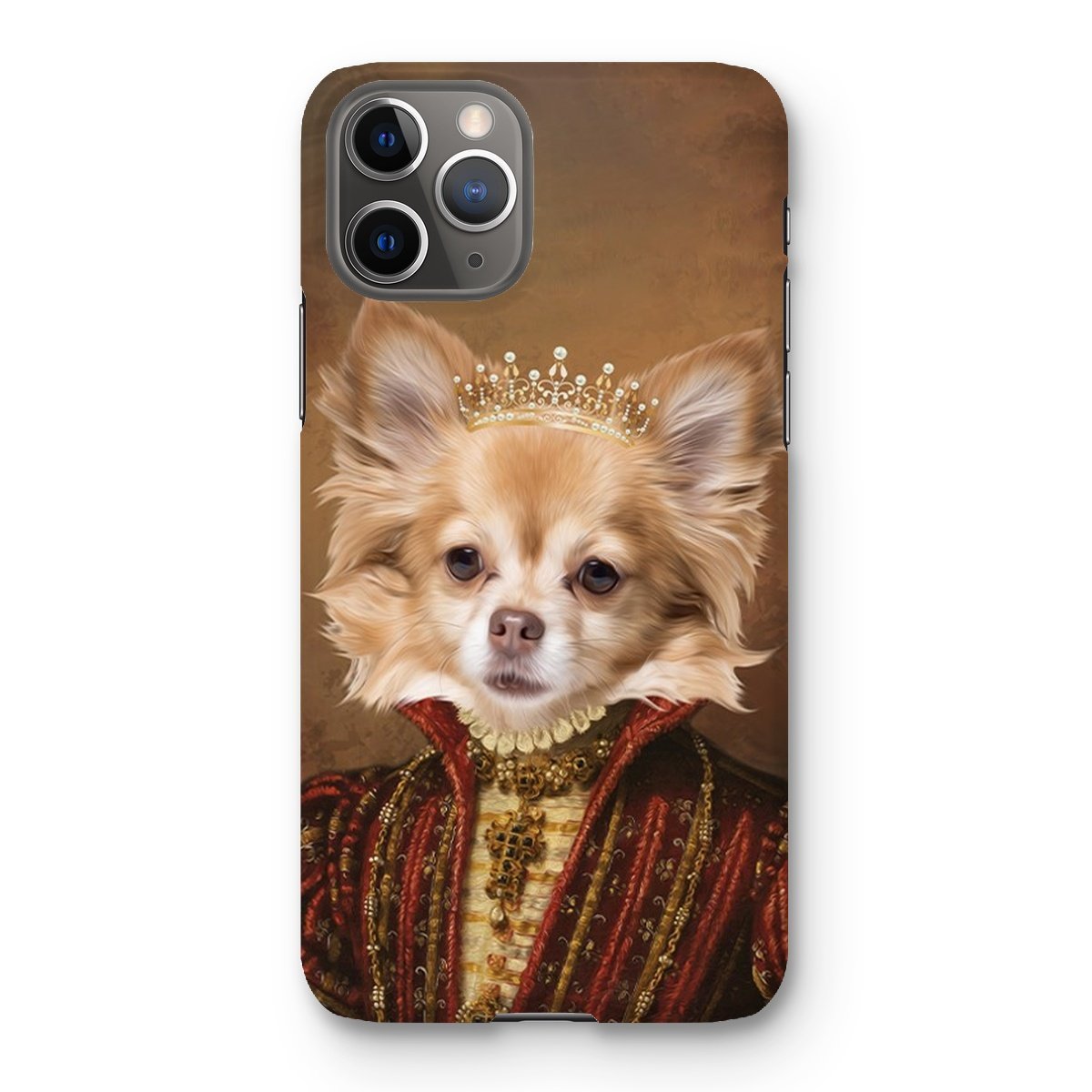 Pet Portraits | The Spanish Princess: Custom Pet Phone Case | Paw & Glory