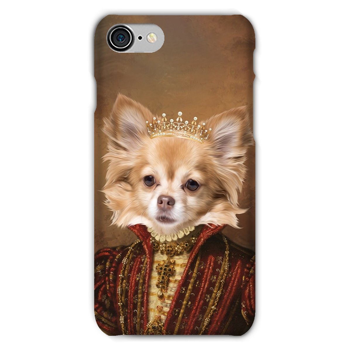 Pet Portraits | The Spanish Princess: Custom Pet Phone Case | Paw & Glory