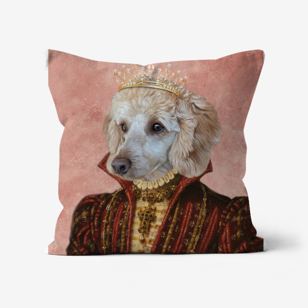 Pet Portraits | The Spanish Princess: Custom Pet Pillow | Paw & Glory
