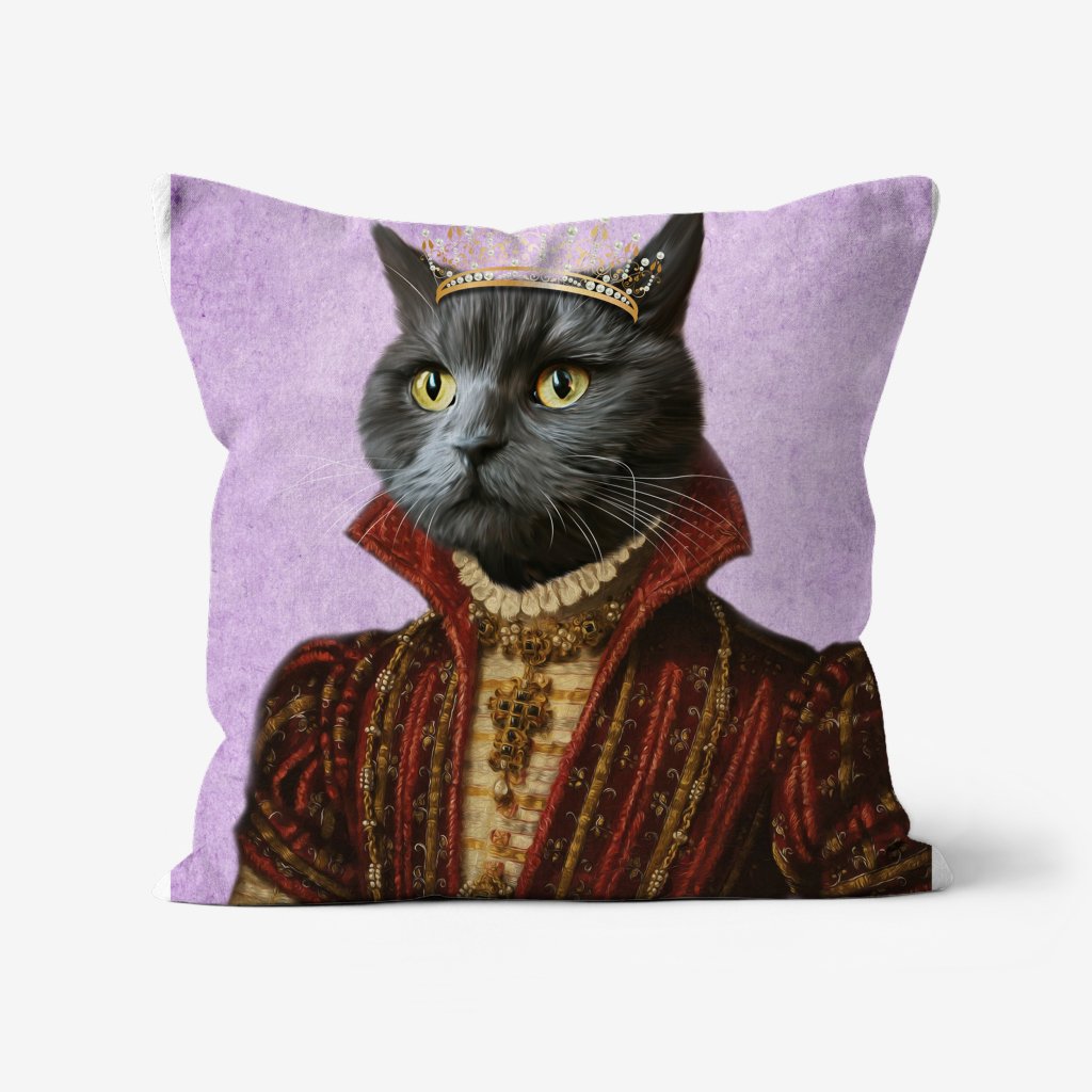 Pet Portraits | The Spanish Princess: Custom Pet Pillow | Paw & Glory