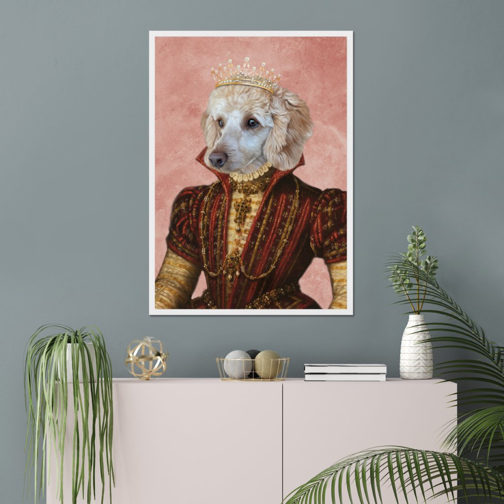 Pet Portraits | The Spanish Princess: Custom Pet Portrait | Paw & Glory