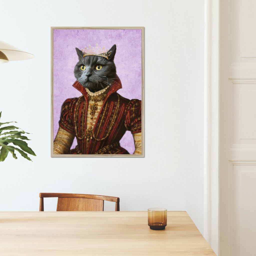 Pet Portraits | The Spanish Princess: Custom Pet Portrait | Paw & Glory
