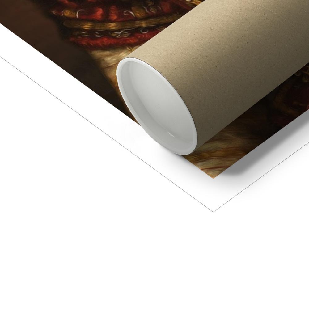 Pet Portraits | The Spanish Princess: Custom Pet Poster | Paw & Glory