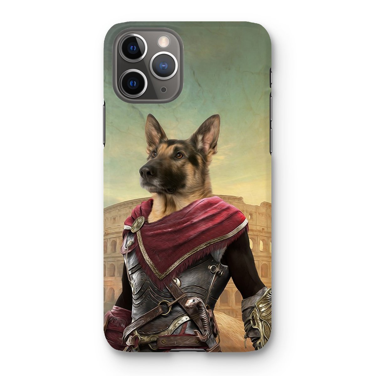 Pet Portraits | The Spartan: Custom Pet Phone Case | Paw & Glory
