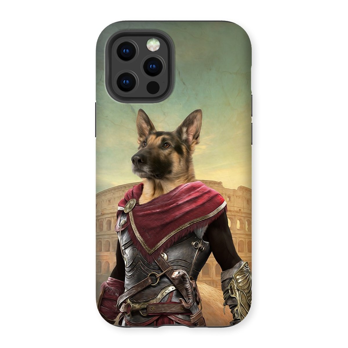 Pet Portraits | The Spartan: Custom Pet Phone Case | Paw & Glory
