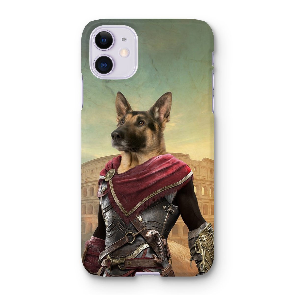 Pet Portraits | The Spartan: Custom Pet Phone Case | Paw & Glory