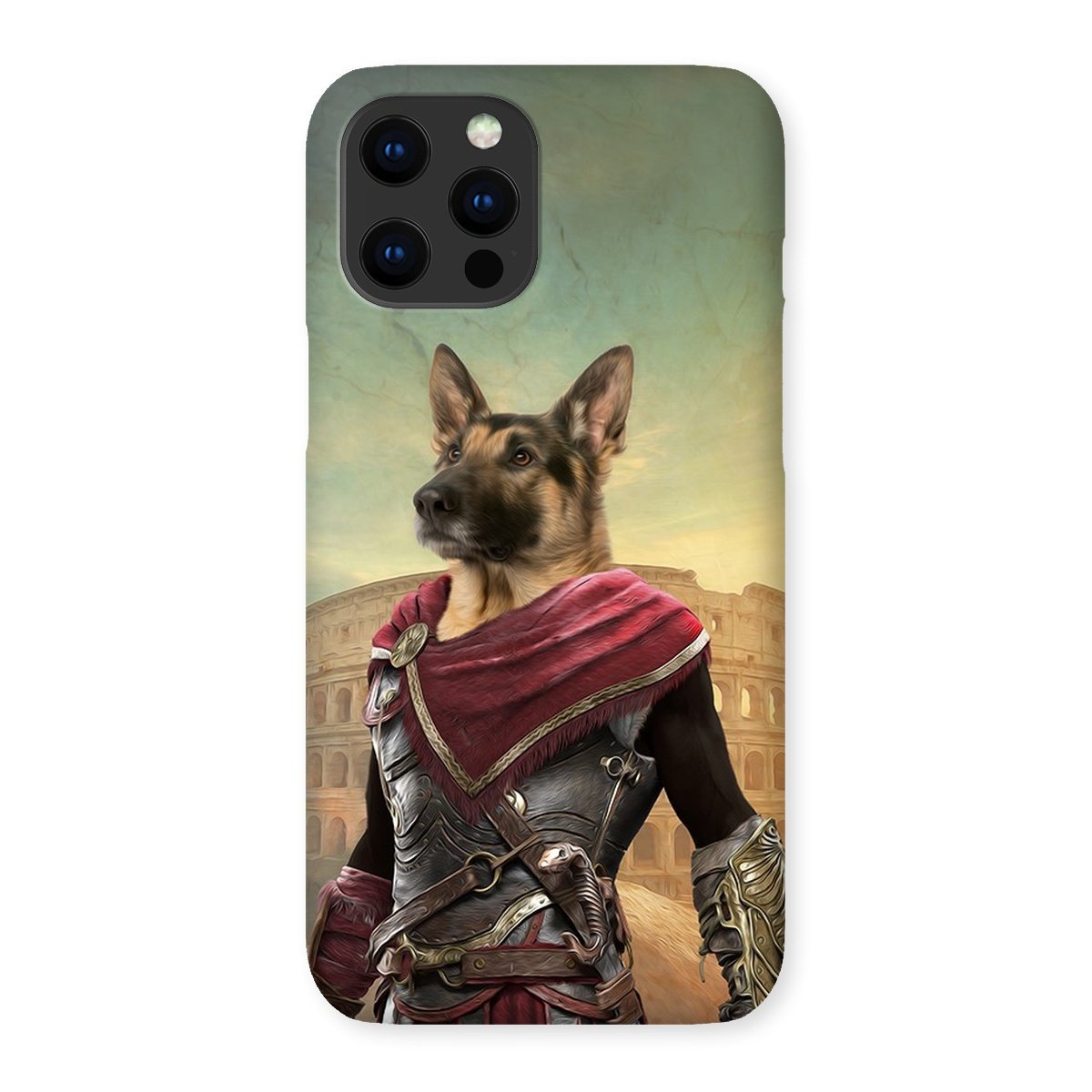 Pet Portraits | The Spartan: Custom Pet Phone Case | Paw & Glory