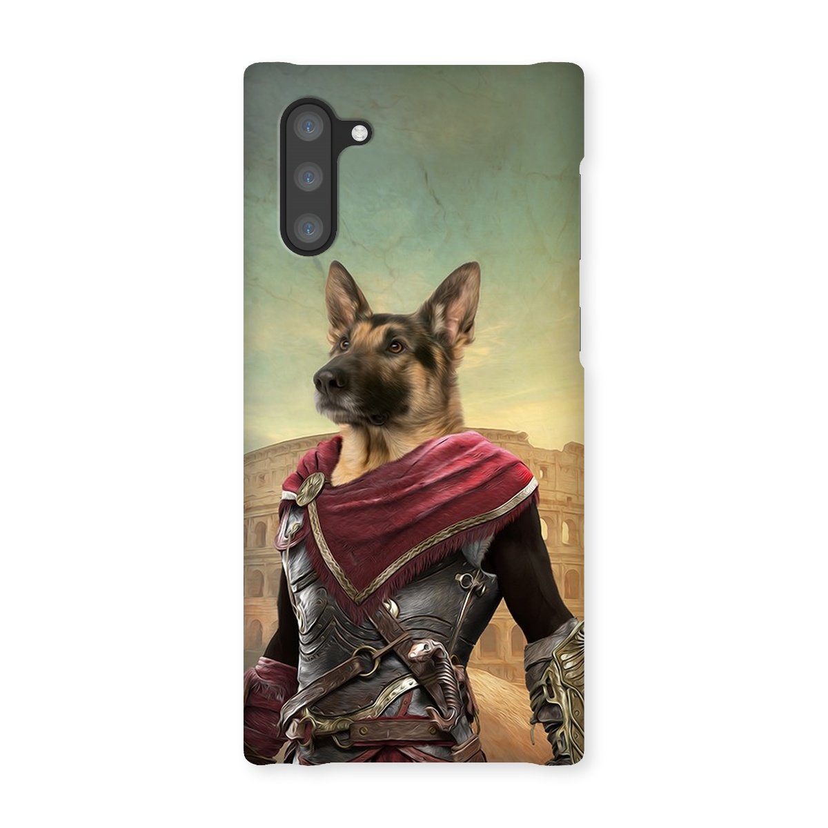 The Spartan: Custom Pet Phone Case - Paw & Glory - Dog Portraits - Pet Portraits