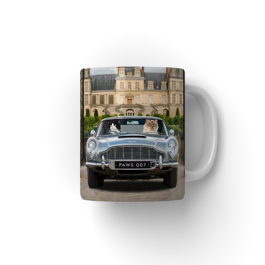 Pet Portraits | The Spy Car: Custom Pet Coffee Mug | Paw & Glory