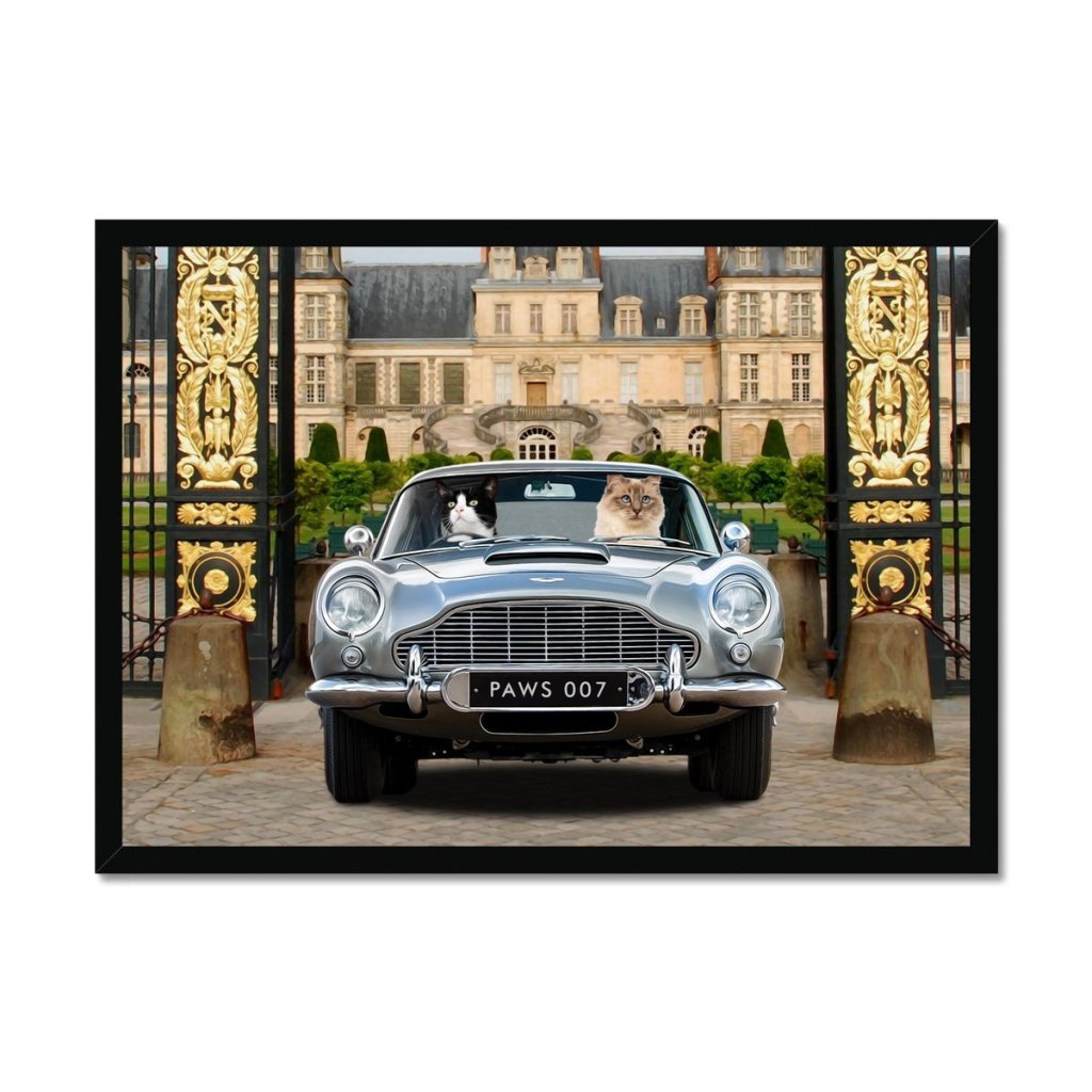 Pet Portraits | The Spy Car: Custom Pet Portrait | Paw & Glory