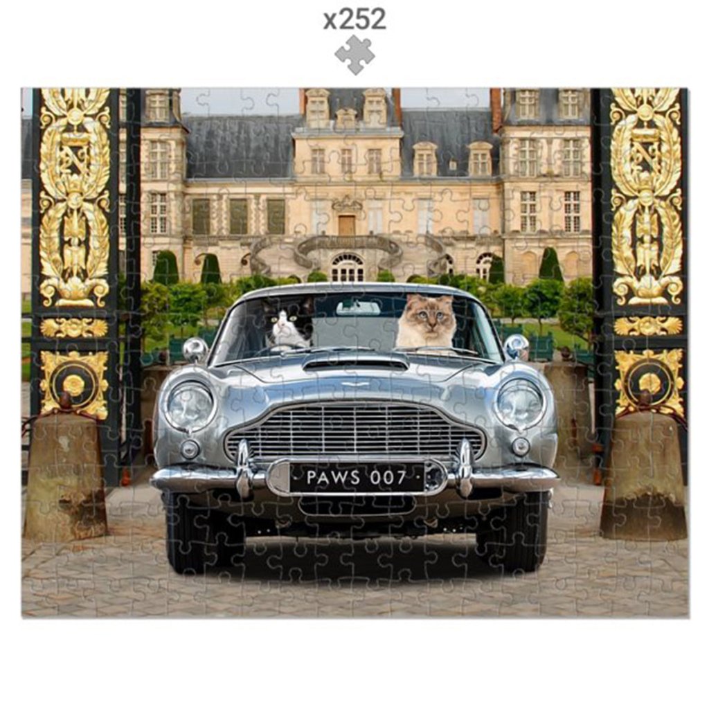 Pet Portraits | The Spy Car: Custom Pet Puzzle | Paw & Glory