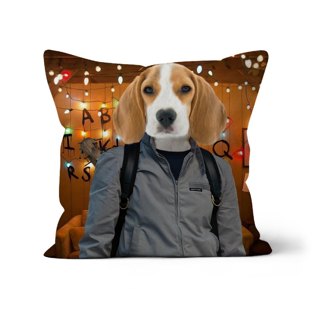 Pet Portraits | The Steve (Stranger Things Inspired): Custom Pet Pillow | Paw & Glory
