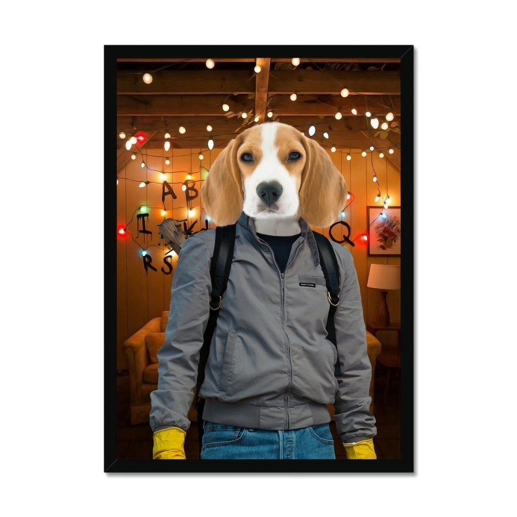 Pet Portraits | The Steve (Stranger Things Inspired): Custom Pet Portrait | Paw & Glory