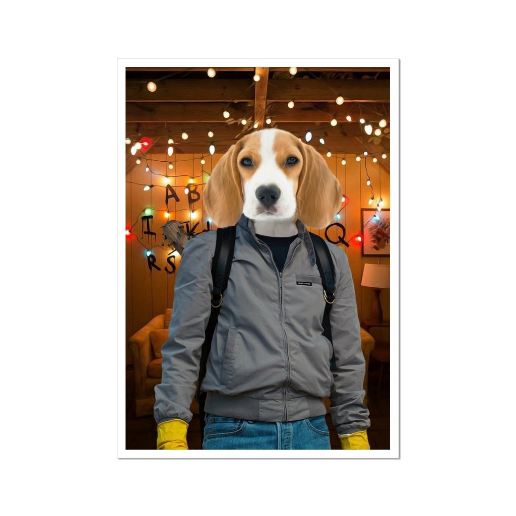 Pet Portraits | Retro 80s Sci-Fi: Custom Pet Poster | Paw & Glory